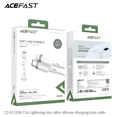 Cáp ACEFAST USB-C to Lightning MFI (1.2m) - C2-01