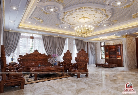 NỘI THẤT BIỆT THỰ TÂN CỔ ĐIỂN - HUYỆN TIÊN DU- THÀNH PHỐ BẮC NINH