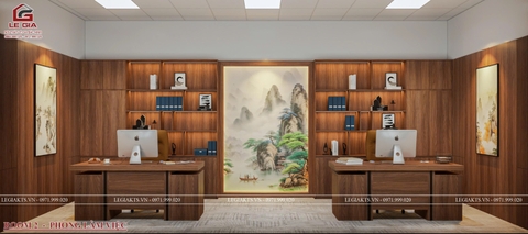 THIẾT KẾ THI CÔNG NỘI THẤT VĂN PHÒNG LÀM VIỆC TẠI ĐA HỘI - TỪ SƠN