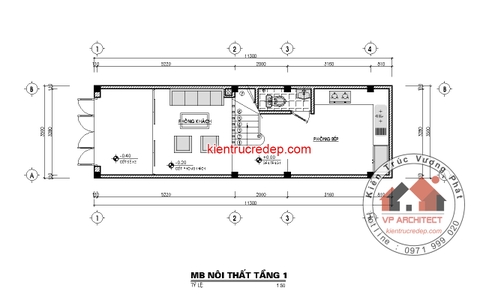 Mẫu thiết kế nhà ống mặt tiền 3.5m