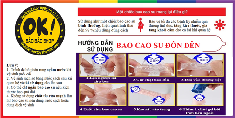 Bao cao su đôn dên Maxman YY914 siêu bi