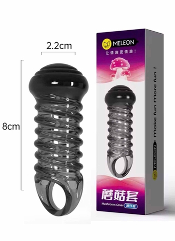 Bao đôn dên silicone Meleon nấm tròn