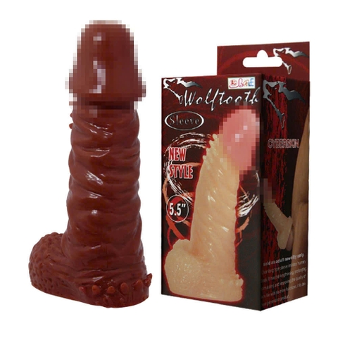 Bao cao su đôn dên Wolftooth Sleeve hai trứng