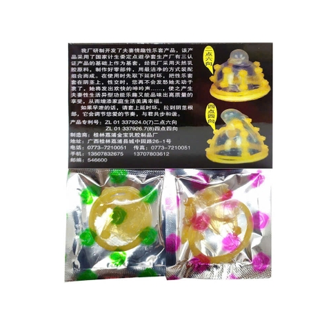 Bao cao su siêu gai Gold Bi