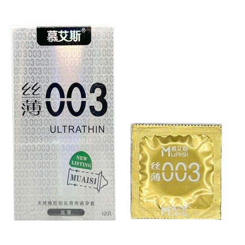 Bao cao su siêu mỏng Muaisi 0.03mm