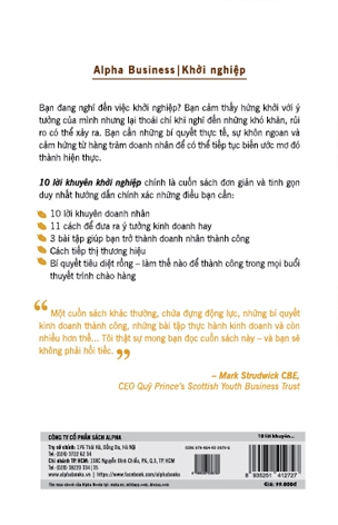 10 Lời Khuyên Khởi Nghiệp