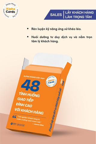 Flashcard Giao Tiếp Với Khách Hàng - 48 tình huống giao tiếp đỉnh cao với khách hàng