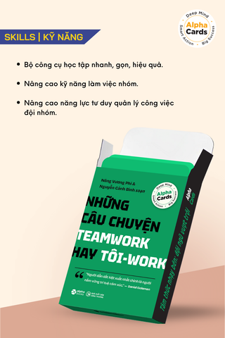 Flashcard Những câu chuyện teamwork hay "tôi-work": Bộ công cụ tinh gọn giúp phát huy sức mạnh đội nhóm