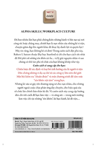 Đối phó với những tên khốn tài ba - 19 bí kíp hóa giải chiêu trò hạ đẳng nơi công sở