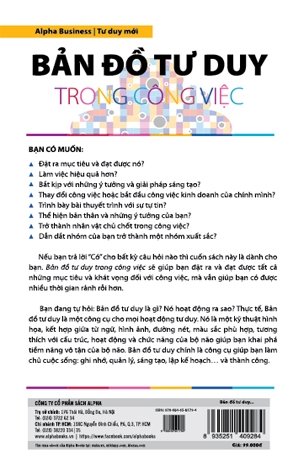 Bản Đồ Tư Duy Trong Công Việc - Công Cụ Tư Duy Đang Được Hơn 250 Triệu Người Trên Thế Giới Sử Dụng (Tái Bản)