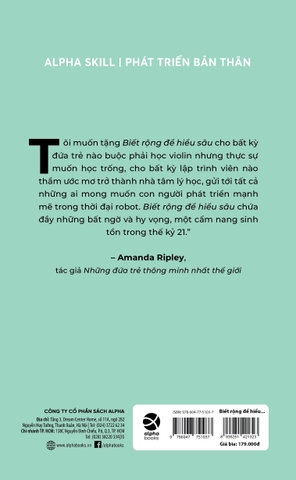 Biết rộng để hiểu sâu