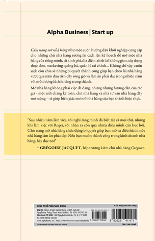 Cẩm Nang Mở Nhà Hàng :  Hướng dẫn mở nhà hàng từ anh chàng kế toán viên