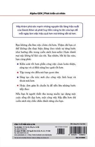 Sẵn Sàng Cho Mọi Việc - 52 Nguyên Tắc Vàng Để Tăng Hiệu Suất Trong Công Việc Và Cuộc Sống (Tái Bản)