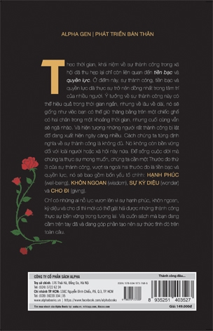 Thành Công Đâu Chỉ Tiền Quyền