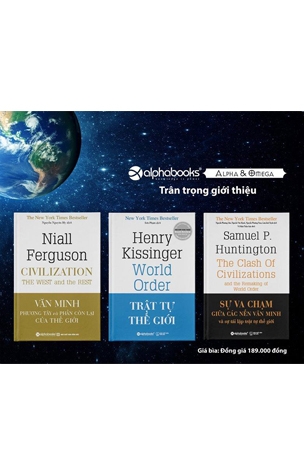 Trọn Bộ 3 cuốn Văn minh Phương Tây và Thế giới