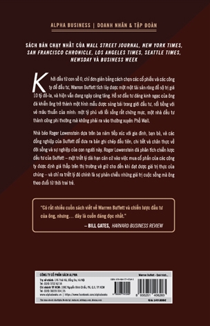 Warren Buffett - Quá Trình Hình Thành Một Nhà Tư Bản Mỹ (Tái Bản)