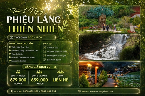 Tour 1 Ngày Phiêu Lãng Thiên Nhiên
