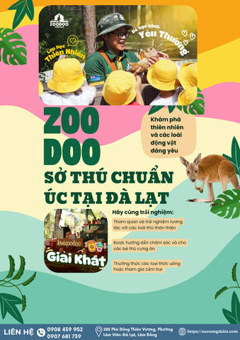 VÉ THAM QUAN SỞ THÚ ZOODOO ĐÀ LẠT