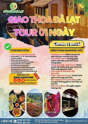 TOUR GIAO THOA ĐÀ LẠT: XƯA & NAY I TOUR 1 NGÀY