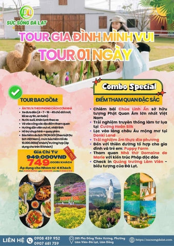 TOUR GIA ĐÌNH MÌNH VUI I TOUR 1 NGÀY