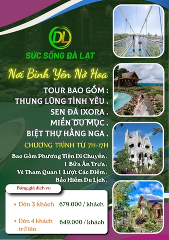Tour 1 Ngày : NƠI BÌNH YÊN NỞ HOA