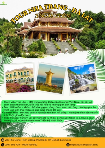 Tour Nha Trang-Đà Lạt 3N-2Đ