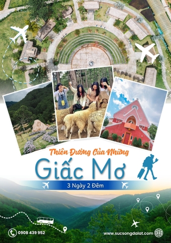 TOUR ĐÀ LẠT 3 NGÀY 2 ĐÊM - Thiên đường của những giấc mơ