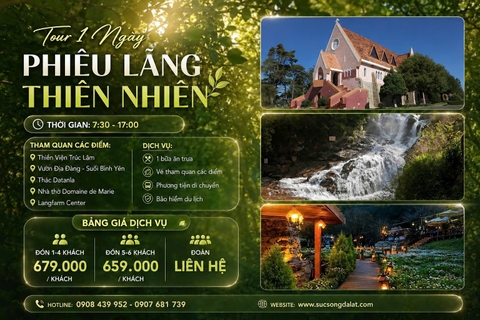 Tour 1 Ngày Phiêu Lãng Thiên Nhiên