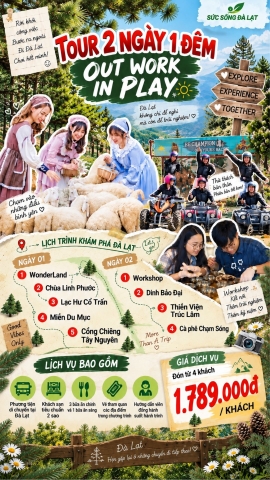 Tour 2 Ngày 1 Đêm Out Work In Play