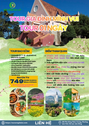 TOUR GIA ĐÌNH MÌNH VUI I TOUR 1 NGÀY