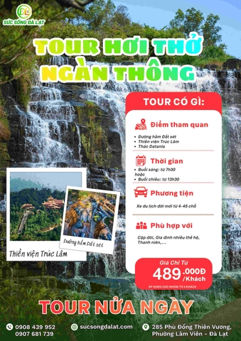 TOUR HƠI THỞ NGÀN THÔNG | TOUR NỬA NGÀY