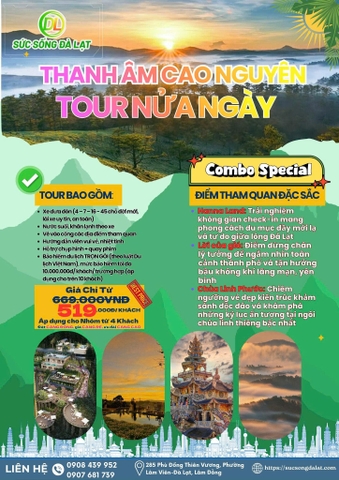 TOUR THANH ÂM CAO NGUYÊN | TOUR NỬA NGÀY