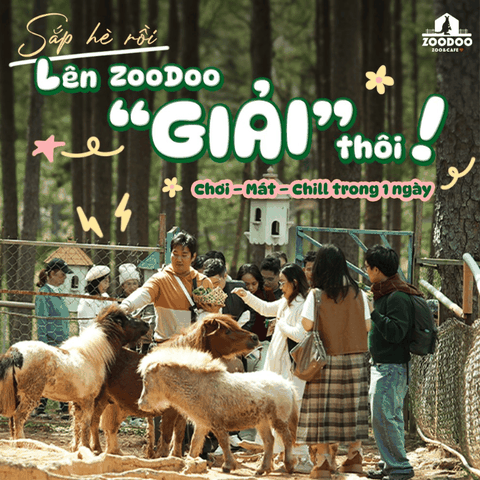 VÉ THAM QUAN SỞ THÚ ZOODOO ĐÀ LẠT
