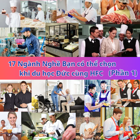 17 NGÀNH NGHỀ BẠN CÓ THỂ CHỌN KHI DU HỌC ĐỨC CÙNG HFC