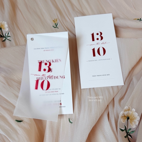 3 lá 453 - Thiệp hiện đại phong cách Minimal
