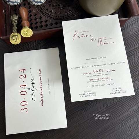 PB 412- Thông điệp tình yêu với giấy Sunny