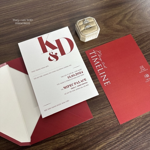 PB 453 - Thông điệp tình yêu với giấy Sunny hiện đại