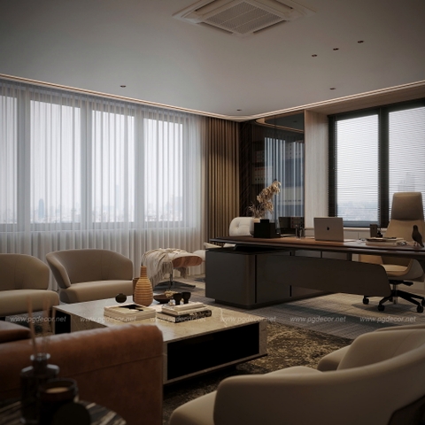 Thiết kế văn phòng Cty GTSC