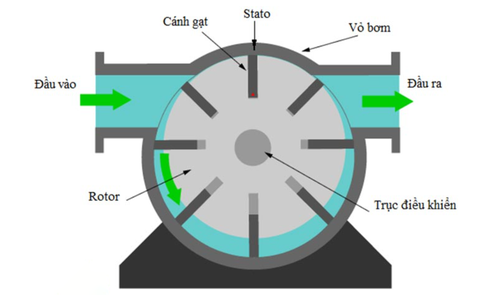 Các Loại Bơm Cánh Gạt Và Ứng Dụng Của Bơm Cánh Gạt