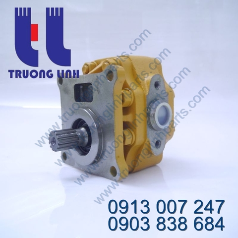 Bơm thủy lực bánh răng hàn quốc - Bơm Hộp Số Máy Ủi Komatsu D53P-17 D53-16 D53-18 D58-1