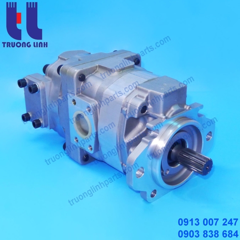 705-51-32080 Bơm Nâng Hạ, Bơm Lái Xúc Lật Komatsu WA450-1 WA470-1- Bơm Hai Tầng