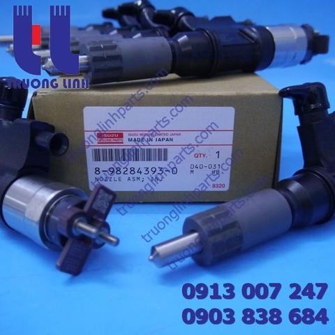 8-98284393-0 Vòi Phun Động Cơ ISUZU 4HK1 6HK1  - Phụ Tùng Máy Đào