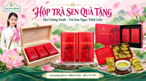 Hộp Trà Sen Qùa Tặng
