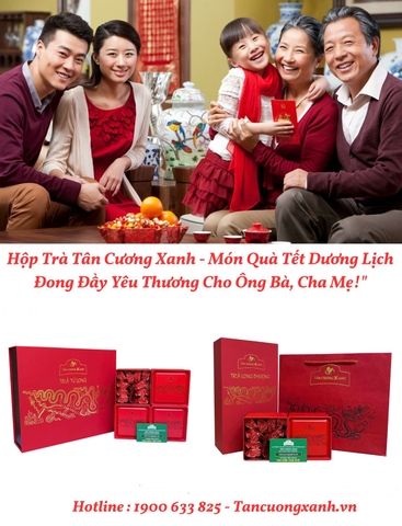 HỘP TRÀ THÁI NGUYÊN - MÓN QUÀ TẶNG CHA Ý NGHĨA DỊP TẾT