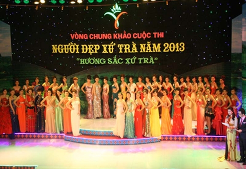 Khai mạc cuộc thi người đẹp xứ Chè tại Festival Chè Thái Nguyên năm 2013