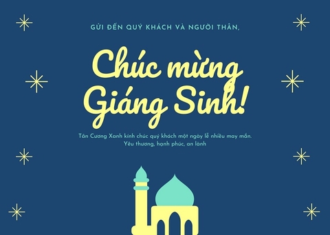 Tân Cương Xanh kính chúc Qúy Khách một mùa Giáng Sinh an lành hạnh phúc