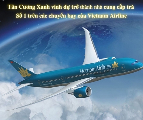 Tân Cương Xanh vinh dự trở thành nhà cung cấp chè thái nguyên cho các chuyến bay của Vietnam airline