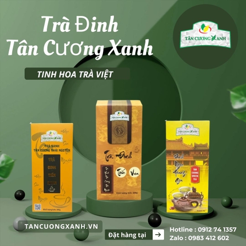 Trà Đinh Tân Cương Xanh – Món Quà Tết Sang Trọng và Ý Nghĩa