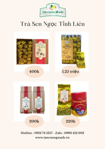 Trà Sen Ngọc Tỉnh Liên- Sản Phẩm Trà Ngon Hảo Hạng