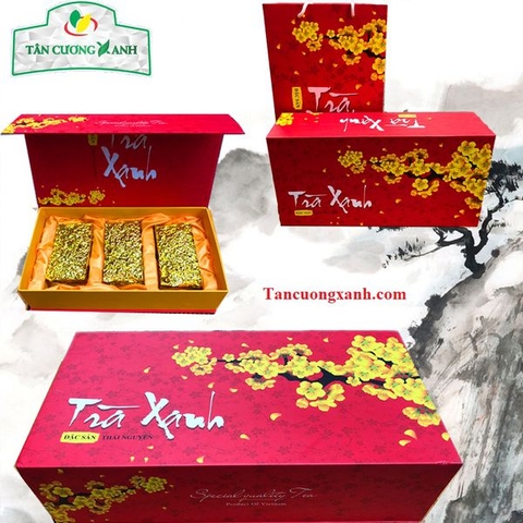 Hộp Trà Tân Cương SK2 600Gram - Hộp Đỏ